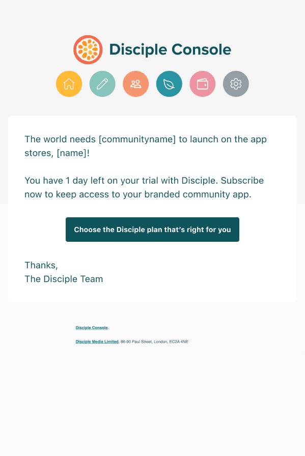 Product Activation — step 3